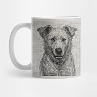 Dog Sketch Design Mug